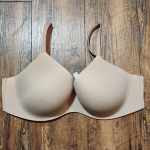 Victoria's Secret Flew Factor Nude Beige Bra 36D